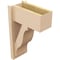 Ekena Millwork 7 1/2-in W x 14-in D x 22-in H Funston Block Rough Cedar Woodgrain TimberThane Outlooker, Primed Tan OUTUR075X14X22FST44RCPR - alternate 5